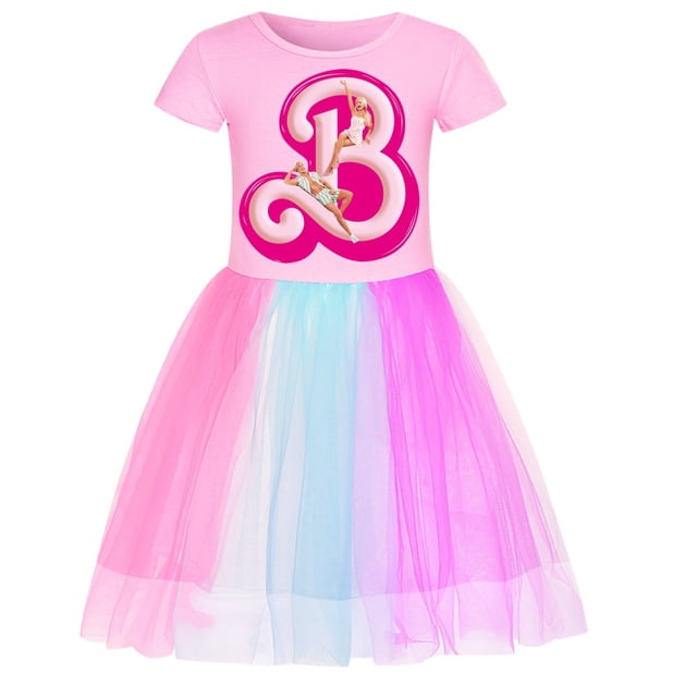 Barbie Girl Dress, Rainbow Lace Dress