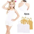 thumbnail image 2 of zbxnLI Toddler Girls Tank Tops 4 Pack Sleeveless Ribbed Basic Undershirts Dance Tank Shirts for Little Girls, 2 of 6