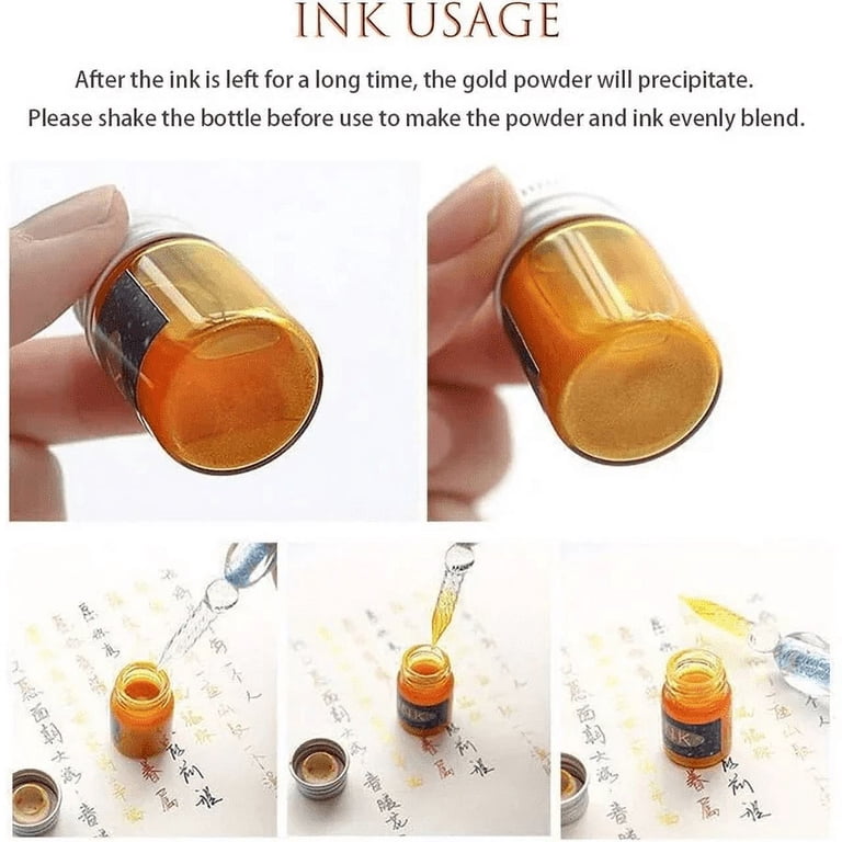 3D Crystal Glass Dip Pen - Handmade Glass Pen For Writing, Drawing & Calligraphy | Unique Stationery Gift