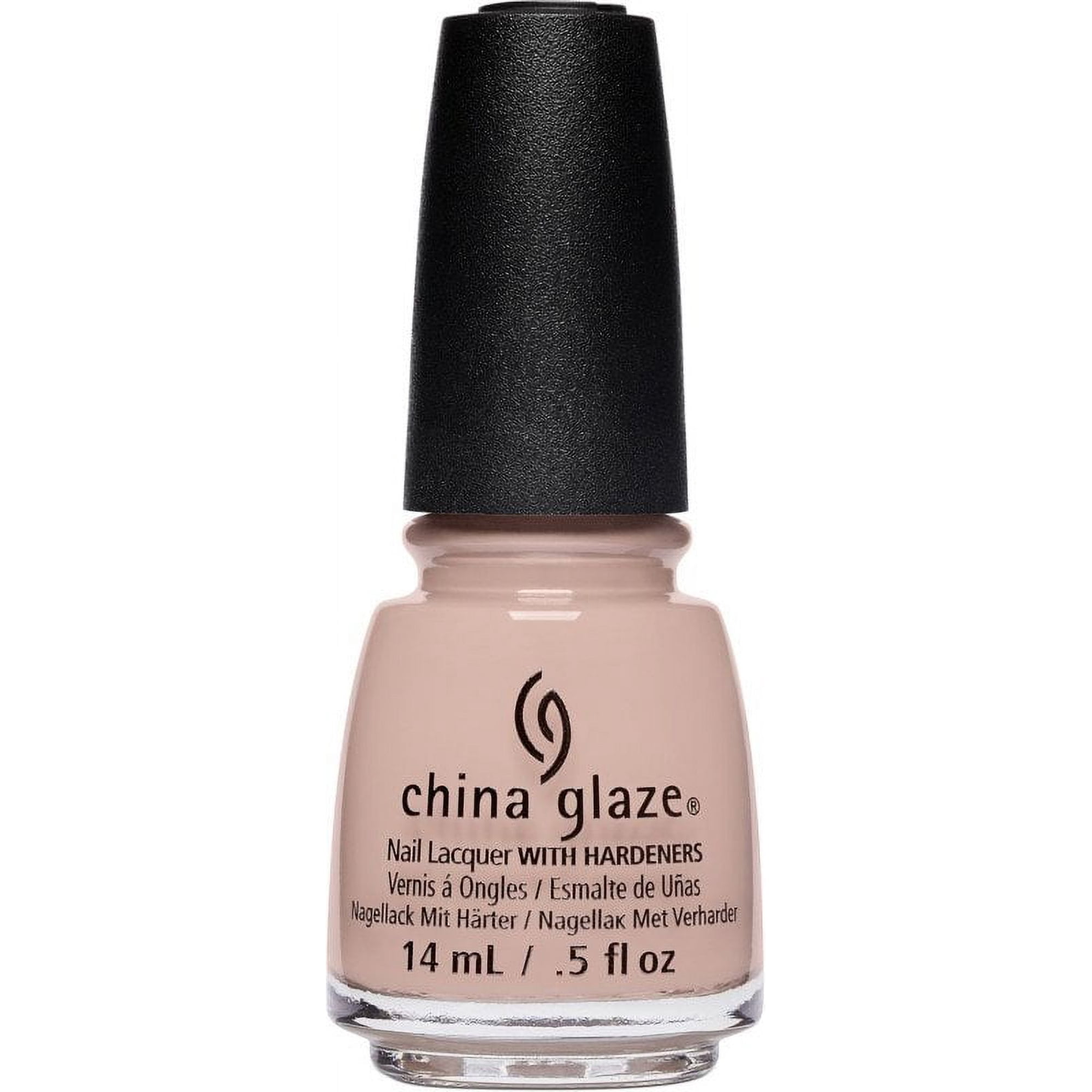 China Glaze Nail Lacquer with Hardeners - Note To Selfie (rose brown creme)