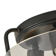 thumbnail image 5 of Aiwen 3-Light Flush Mount Ceiling Lamp Modern Novelty Light Fixture With Glass Shade, 5 of 7
