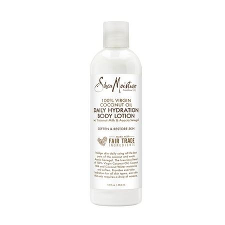 SheaMoisture Body Lotion for all skin types Daily Hydration 100% Virgin Coconut Oil 13 (Best Natural Oil For Skin Hydration)