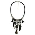 thumbnail image 1 of Bijoux Vintage Turquoise à Franges Ras-du-Cou Bohème Pendentif Turquoise Collier Mode Bijoux Mode Collier Déclaration Noir, 1 of 9