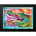 thumbnail image 2 of Dean Russo Collection 18x14 Black Modern Framed Museum Art Print Titled - Alligator 3, 2 of 5