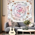 thumbnail image 2 of DaShan Bohemian Tapestry Wall Hanging,Mandala Floral Medallion Tapestries for Dorm Living Room Bedroom Decor 60"Wx50"L, 2 of 6