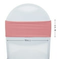 thumbnail image 3 of Your Chair Covers - 10 Pack Stretch Spandex Bands Coral, 3 of 3