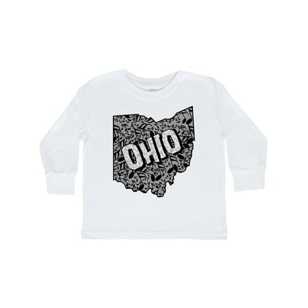 

Inktastic Ohio Music Notes Gift Toddler Boy or Toddler Girl Long Sleeve T-Shirt