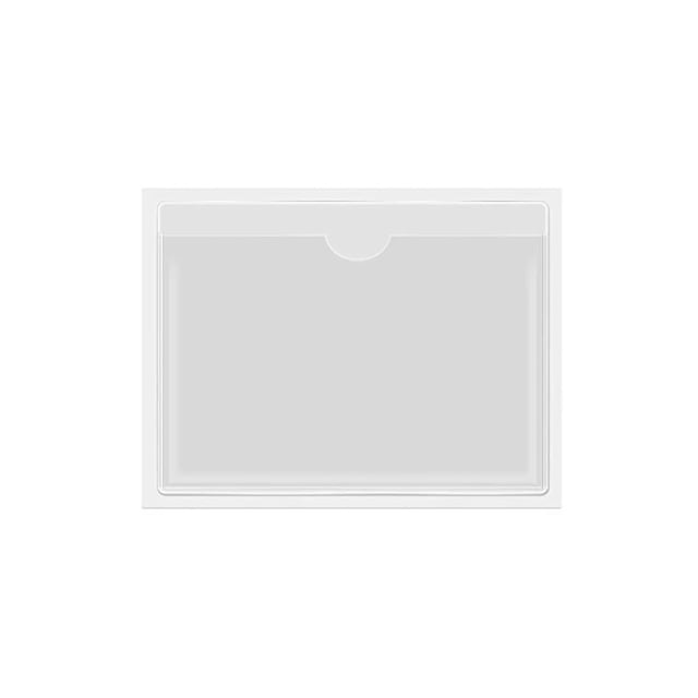 10 Uds. De bolsas de goma, soporte transparente para permiso de estacionamiento, estante de almacenamiento de vidrio, bolsas de etiquetas de Almacenamiento y organización del hogar 9.5*6.8 cm Bearachild HA001243-01