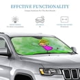 thumbnail image 4 of YFYANG Front Windshield Sun Shade, Running Little Girl Foldable Car Visor for Cars, Trucks, SUVs, Medium, 4 of 9