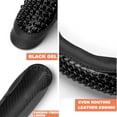 thumbnail image 6 of 2x Universal Car Steering Wheel Cover Black Anti-Slip, 6 of 6