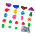thumbnail image 2 of koolsoo Rock Climbing Holds,Kids Toys Wall Climbing Stones,Multi Size,Rock Wall Climbing Kit Playset for Outdoor Climbing Tree House 20 piece set, 2 of 8