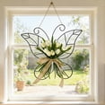 thumbnail image 4 of Gallickan Butterfly Tulips Wall Decor, Rustic Artificial Tulips Hanging on Iron Frame for Front Door Porch Patio, Farmhouse Spring Home Decor , Ideal Mother's Day Gift for Mom Grandma., 4 of 5