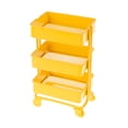 thumbnail image 1 of Vogacara Estante de almacenamiento para carro, casa rodante, carros de tres capas, juguetes para juego de imitación casas de muñecas Amarillo, 1 of 6