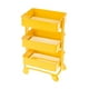 thumbnail image 5 of Tholdsy Estante de almacenamiento para carro, carros de tres capas simulados Adorables decorativos, marco de Metal, estante de imitación Amarillo 2Conjunto, 5 of 6