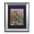 thumbnail image 2 of Trademark Fine Art 'Shih Tzu Luv' Canvas Art by Dean Russo, Black Matte, Silver Frame, 2 of 4
