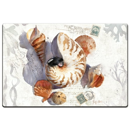 

CounterArt Sundrenched Shells Decorative Comfort Floor Mat Made in the USA