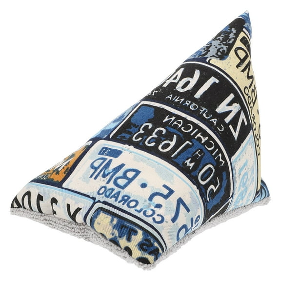 Supvox Mobile Phone Pillow for Bed Use Soft Lap Desk Pillow Microfiber Fabric Multi 1Set