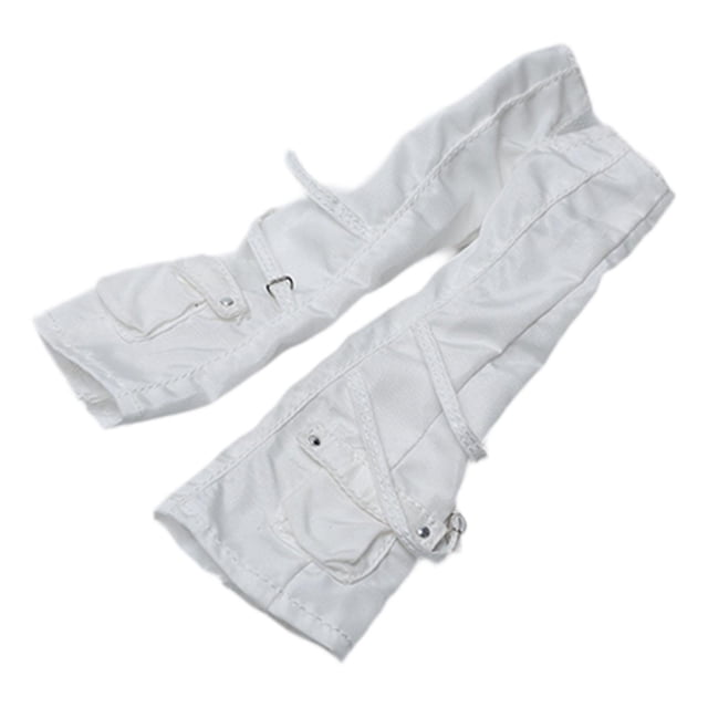 Figura de acción femenina a escala 1/12, ropa, accesorios, disfraz de muñeca, moda, premium, Pantalón cargo blanco