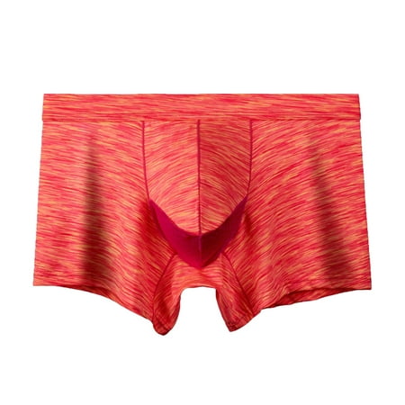 

Panties Clearance Men Casual Solid Breathable Trendy Hip Lift Body Sculpting Boxer Underwear Pants Red Xxxl