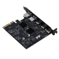 thumbnail image 1 of USB 3.2 Gen 2 Expansion Card, 10Gbps Plug and Play PCIe 4X Adapter Card  for PC Motherboards, 1 of 7