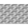thumbnail image 1 of Ahgly Company Indoor Rectangle Patterned Platinum Silver Gray Area Rugs, 7' x 10', 1 of 6