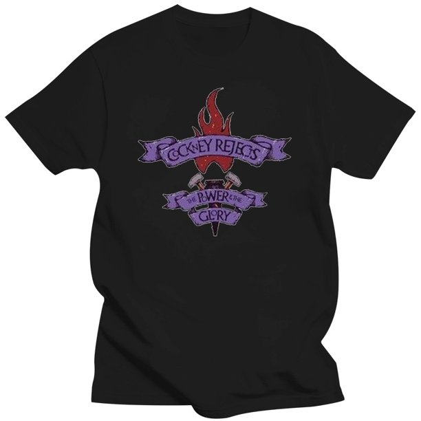 Cockney Rejects The Power The Glory Punk Retro Vintage Unisex camiseta 1940 nuevas tendencias camiseta