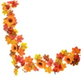 thumbnail image 3 of Guirnalda de hojas de arce otoñal artificiales, planta colgante para Acción de Gracias, Halloween, decoración de chimenea, decoración navideña para el hogar, 3 of 5