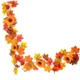 thumbnail image 3 of Guirnalda de hojas de arce otoñal artificiales, planta colgante para Acción de Gracias, Halloween, decoración de chimenea, decoración navideña para el hogar, 3 of 5