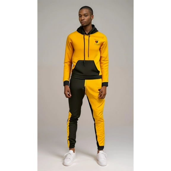 Color Block Fleece Sweatsuits (Men's)