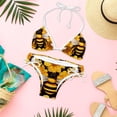 thumbnail image 6 of Starry Bees in the Sky Detachable Sponge Adjustable Strap Bikini Set Two-Pack Swimsuit Swim Suits Swim Wear, 6 of 6