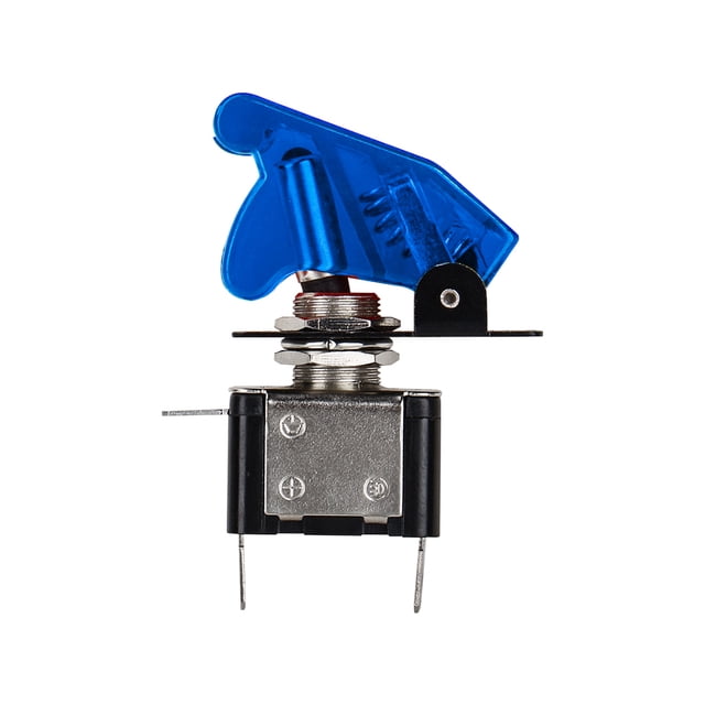 Interruptor de Coche 16Mm 1No 1Nc Conexión 12V Metal Led Interruptor de Palanca Botón de Enclavamiento ANGGREK Otros
