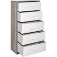 thumbnail image 4 of Comoda Cajonera Houzer 5 Cajones Tela Estructura Acero MDF, 4 of 5