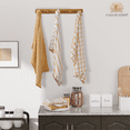 thumbnail image 3 of Kitchen Towels Set - Pack of 6 Cotton Dish Towels for Drying Dishes, 18”x 28”, Kitchen Hand Towels, Quick Drying Kitchen Towel Set - Yellow, 3 of 6