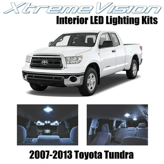 XtremeVision LED for Toyota Tundra 2007-2013 (14 Pieces) Cool White Premium Interior LED Kit Package   Installation Tool Tool