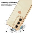 thumbnail image 3 of Samsung Galaxy S23 Plus 5G Case Love Heart 6D Plating Electroplate Luxury Elegant Case Camera Protector Soft TPU Shockproof Protective Corner Back Cover -White, 3 of 10