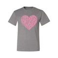 thumbnail image 2 of Wild Bobby, Pink Ribbon Heart, Breast Cancer Awareness, Men Graphic Tee, Heather Grey, 3X-Large, 2 of 5