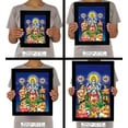thumbnail image 7 of IBA Indianbeautifulart Shree Satyanarayan Poster With Frame Religious Poster For Wealth & Prosperity Deity&nbsp;Photo&nbsp;Frame Wall Decor&nbsp;For Home/ Office/ Temple, 7 of 7