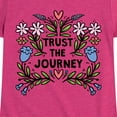 thumbnail image 3 of Instant Message - Trust The Journey  - Toddler & Youth Girls Short Sleeve Graphic T-Shirt, 3 of 6