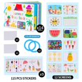 thumbnail image 1 of Feltree Educational Busy Book for Kids - Interactive Tear and Paste Flip Through Activity Book with Spring Summer Fall Winter Themes for Early Learning and Quiet Time, 1 of 7
