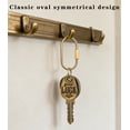 thumbnail image 6 of Premium Brass Carabiner Keychain-Durable Metal Key Ring Clip for Outdoor Camping Hiking Travel Keys and Backpack Accessories-Gold, 6 of 8