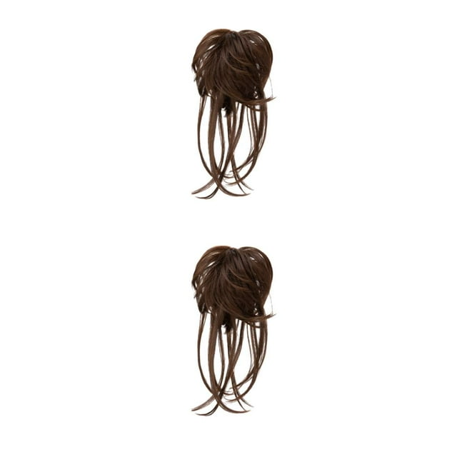Guardoinrt Curly Hair Bun Any Occasion And Hair Type Made Of Materials Ponytail Extension 8B 2Set