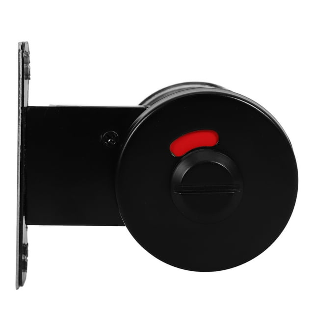 Cerradura de acero inoxidable con indicador de privacidad para baño, cerradura de puerta sin llave para baño, manija de puerta comercial para baños públicos, perilla de puerta de privacidad