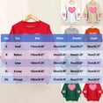 thumbnail image 3 of Valentine Shirts For Women Cute Casual Heart Print Graphic Sweatshirt Funny Crew Neck Plus Size Long Sleeve Pullover Tops, 3 of 6