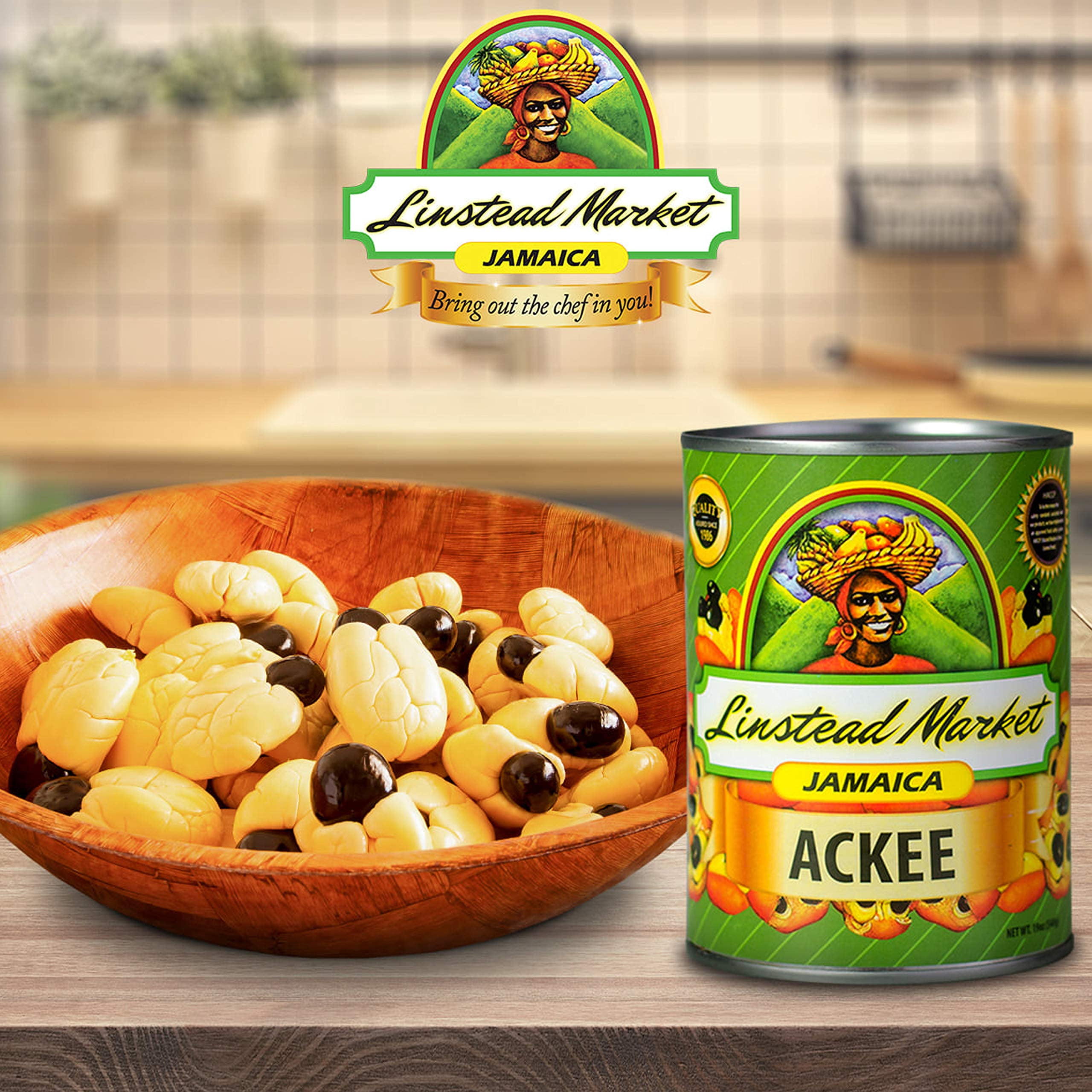 【廃盤】Ackee & Saltfish ‎- Forward Wi A Guh Treasure Trading Linstead Market Jamaican Ackee, 19 oz
