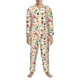 thumbnail image 3 of Fotbe Crabs Shrimps Pijama de Hombre con Estampado de Manga Larga, Conjunto de 2 Piezas, Ropa de Dormir Suave y Cómoda con Bolsillos-Medium, 3 of 7