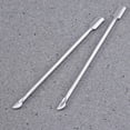 thumbnail image 1 of GOOHOCHY Stainless Steel Cuticle Remover Spoon Pusher 2Pcs for Shaping Nail Surface, 1 of 6