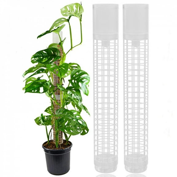 Plastic Plant Cages Supports Moss Pole Automatic Watering Continuous Moisture Pole Mesh Structure  for Garden Climbing Plants