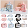 thumbnail image 5 of PVC Cosmetic Toiletry Bag with Large Capacity, Compartments, and Portable Design for Travel, 5 of 9