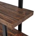 thumbnail image 3 of Alaterre Furniture Pomona Brown Wood Entryway Hall Tree with Bench & Shelves, 3 of 8
