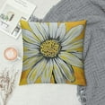 thumbnail image 2 of PHYHOO Summer Daisy Floral Pillow Covers White Petal Flower Bloom Decorative Pillow Cases Yellow Linen Cushion Case Farmhouse Home Decor for Sofa Couch Porch Outdoor, 2 of 5